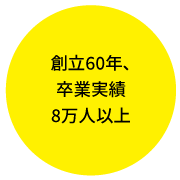 公安委員会指定60年、卒業実績8万人以上